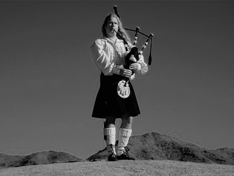 Michael McClanathan the bagpiper
